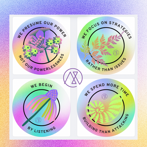 AMP Network Principles Sticker Pack