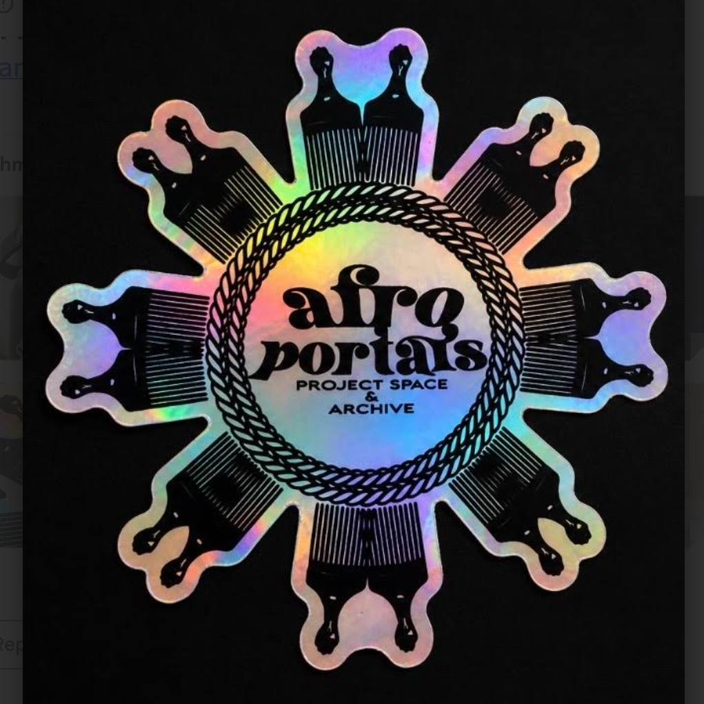 AfroPortals Project Space & Archive Stickers