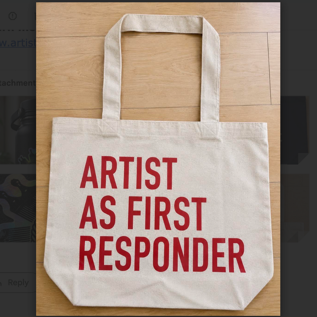 Artist As First Responder Tote Bag