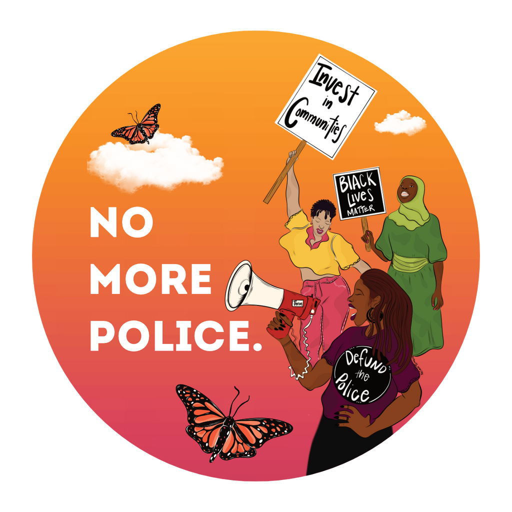 No More Police Sticker Set
