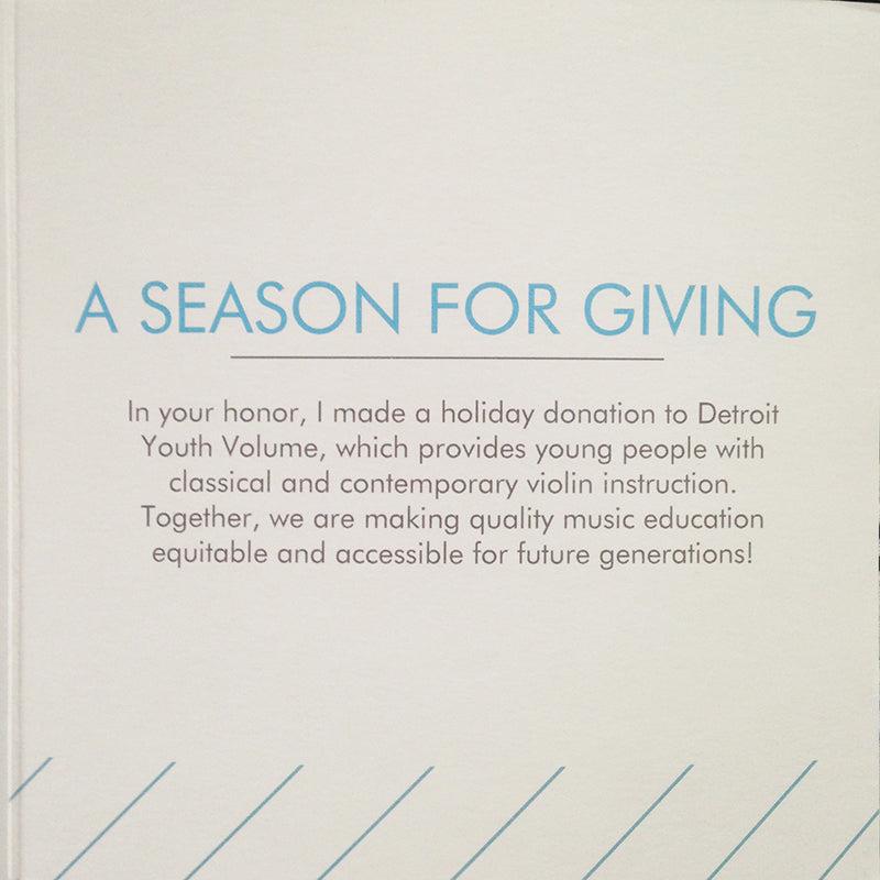 Detroit Youth Volume Holiday Card